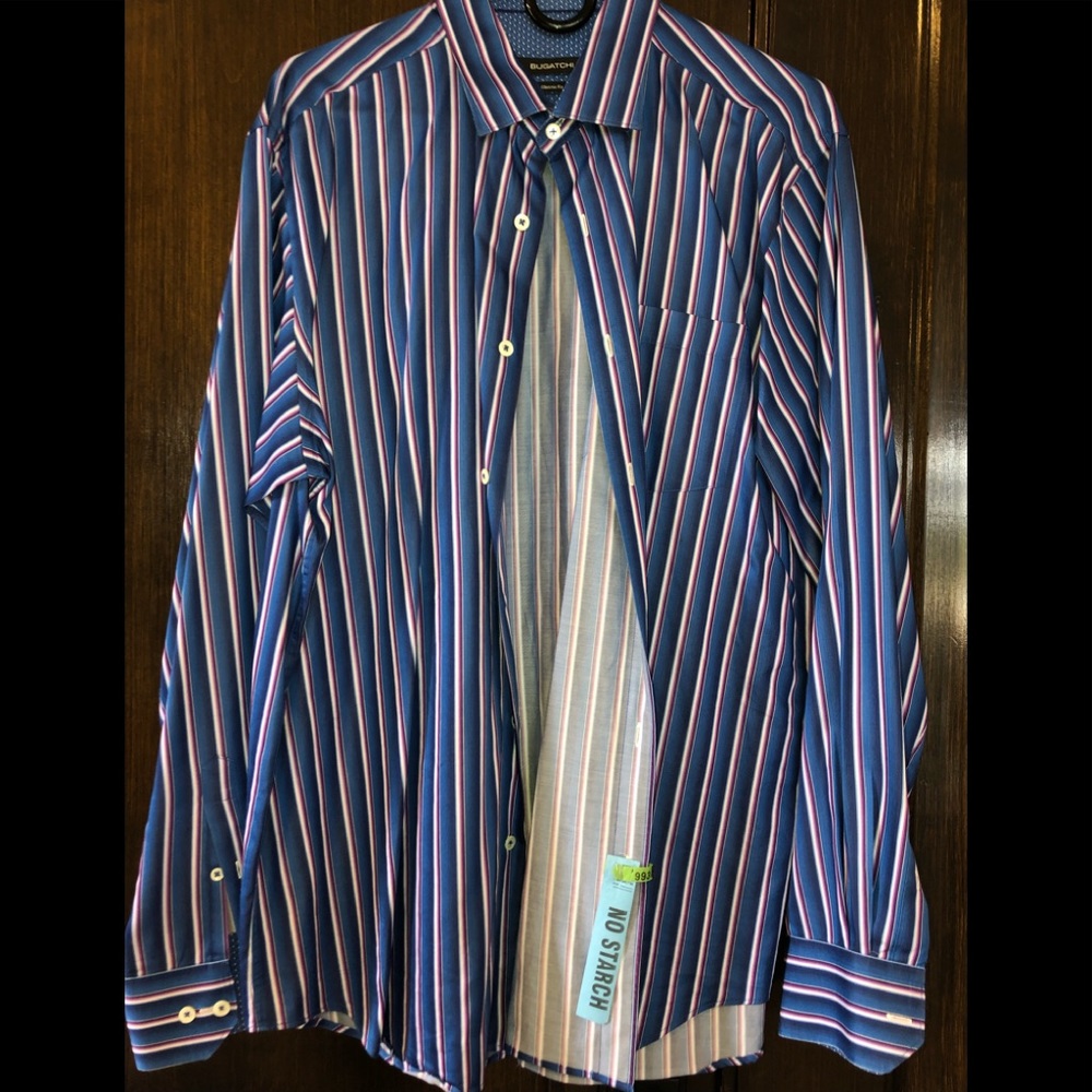 Bugatchi mens dress shirt
